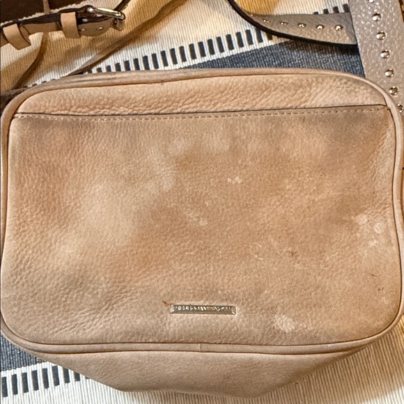 Rebecca Minkoff Taupe Leather Crossbody with Tassel - Picture 4 of 4